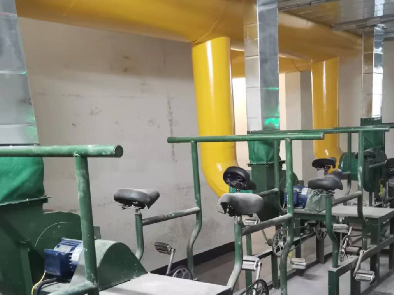 电动脚踏两用风机